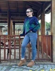 Hm skinny denim pantolon mavi