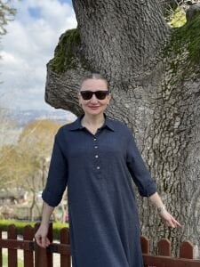 Hera Etek ucu fırfır elbise laci