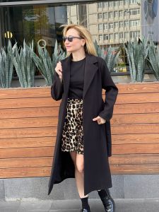 Leopar Beli Lastikli Şehir Boy Şort