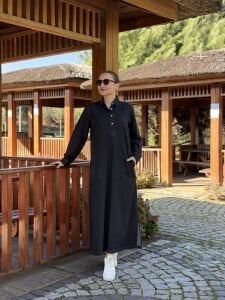 Melin cepli Kot elbise antrasit