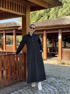 Melin cepli Kot elbise antrasit