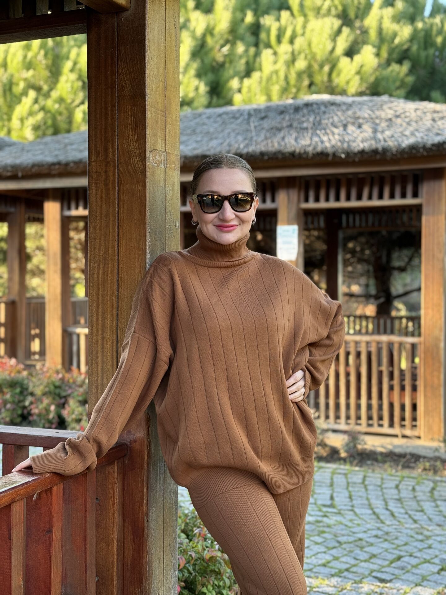 Taba triko takım balıkçı yaka