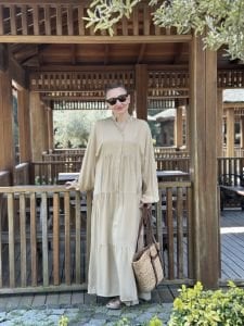 Viskon düz katleya elbise taş