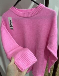 Yumoş kazak şeker pembe