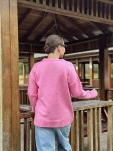 Yumoş kazak şeker pembe