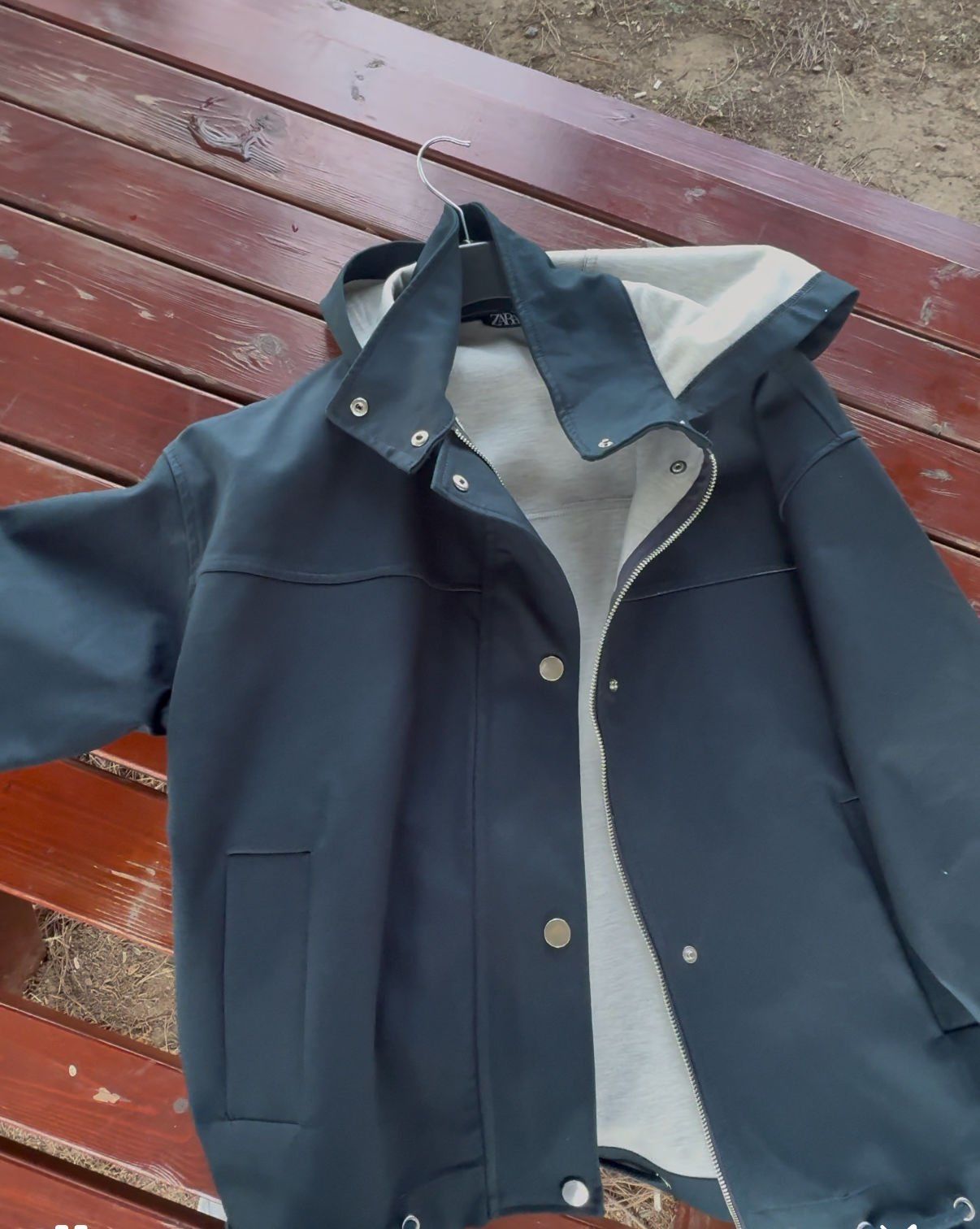 Kapüşonlu sweat detaylı Z.R Orijinal MONT Lacivert