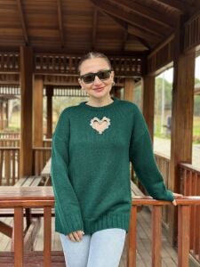 Kalp Yumoş kazak zümrüt