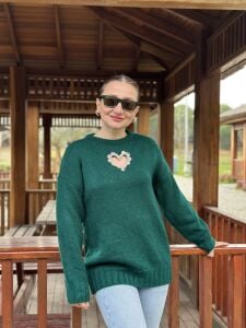 Kalp Yumoş kazak zümrüt