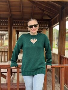 Kalp Yumoş kazak zümrüt