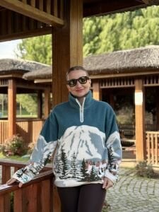 Tasarım Courchevel kış polar