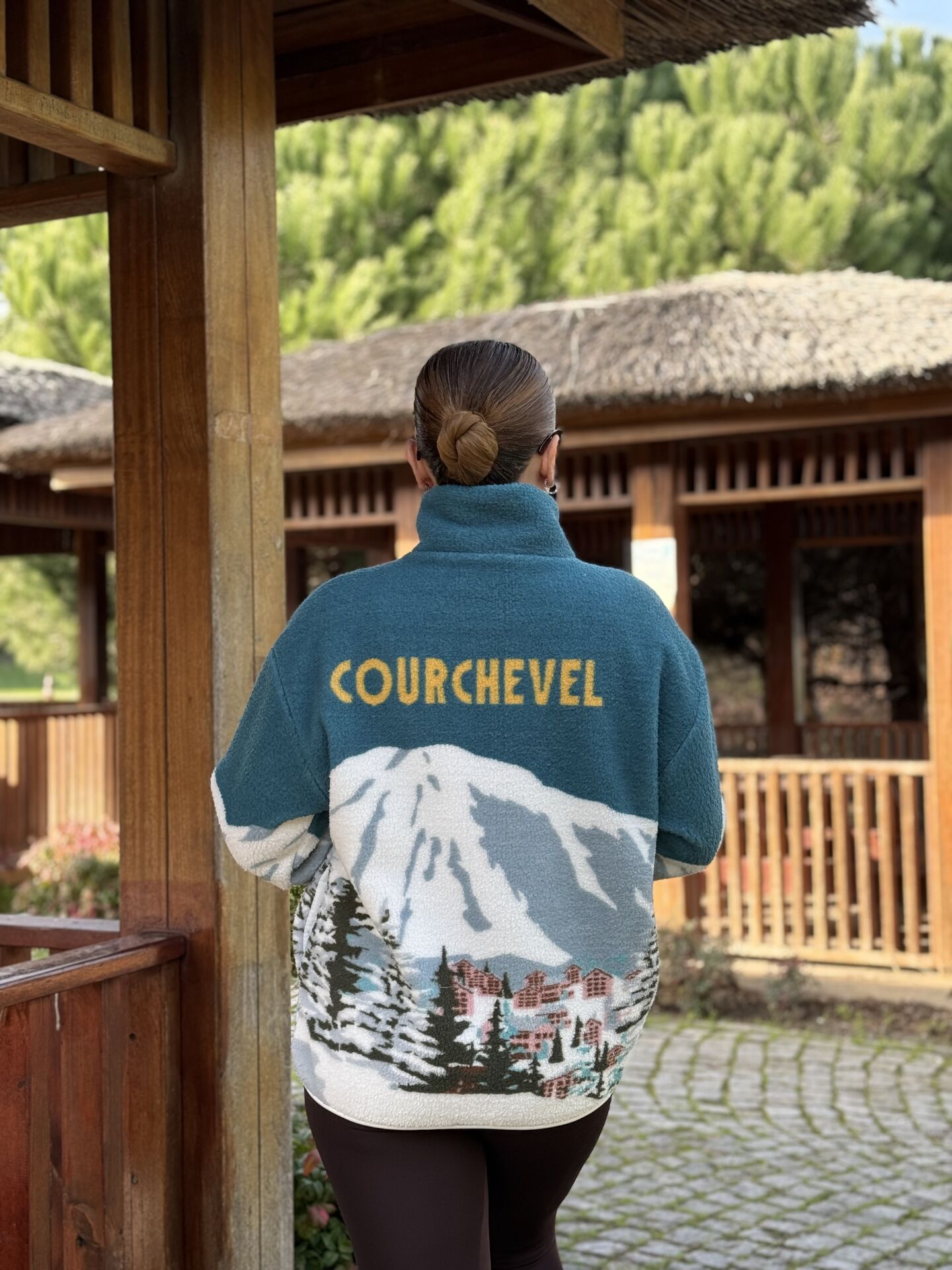 Tasarım Courchevel kış polar