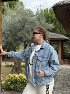 Orjinal BDG klasik Mavi kot ceket