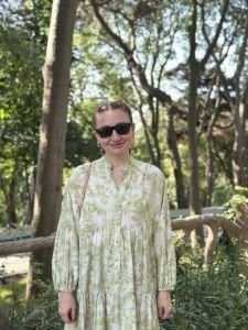 Gülce modal katleya elbise yeşil