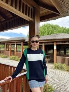 Lacivert-Yeşil LCS KAZAK