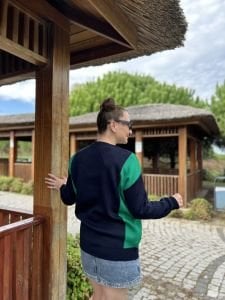 Lacivert-Yeşil LCS KAZAK