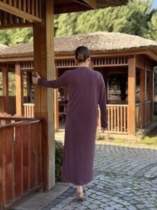 A.akay İpek Oysho Tokalı elbise gül kurusu