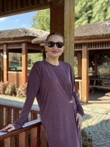 A.akay İpek Oysho Tokalı elbise gül kurusu