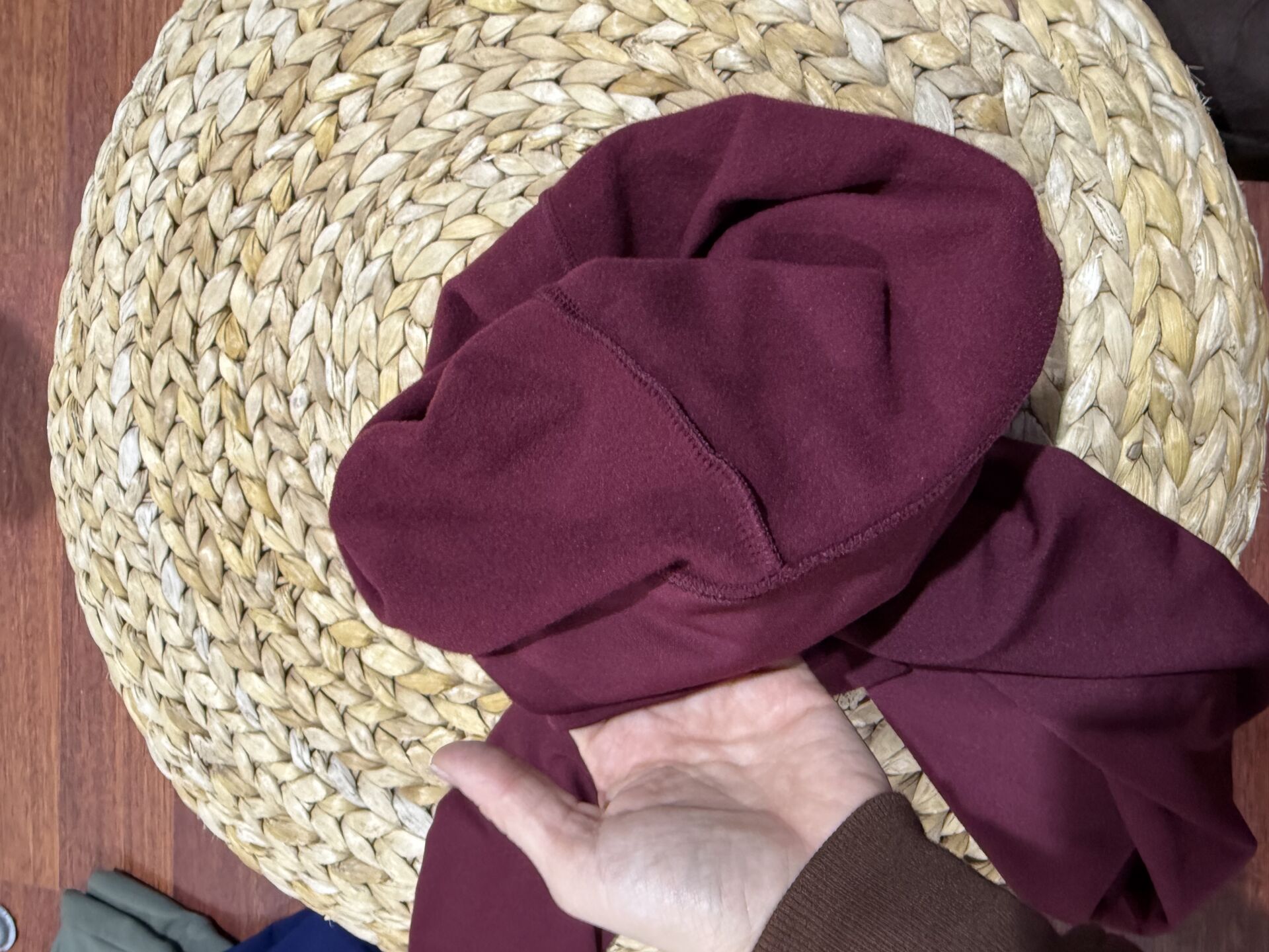 İçi polar Bordo tayt