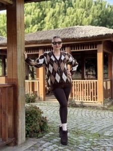 İçi polar kahve tayt