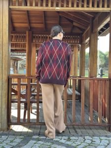 Triko pantolon camel