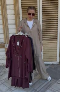 A.akay 4105 boncuk nakışlı takım