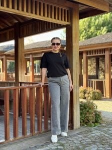 Taş İşlemeli Orjinal Z.ra kot pantolon Gri