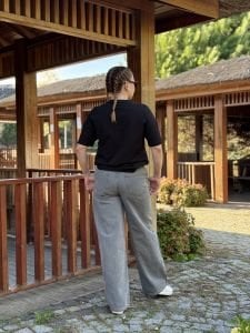 Taş İşlemeli Orjinal Z.ra kot pantolon Gri