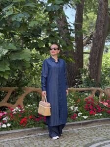 A.akay Denim tensel takım laci