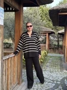 Çelik Triko takım  siyah