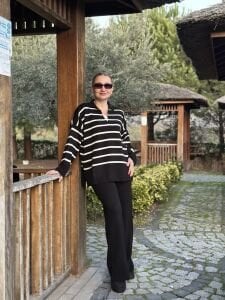 Çelik Triko takım  siyah