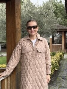 A.Akay Cepli Kapitone Trenç-ceket Bej