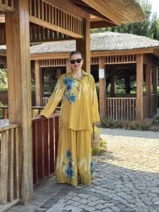 Lilyum pamuk Takım sarı