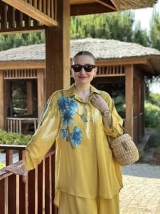 Lilyum pamuk Takım sarı