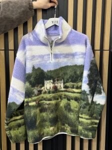 Mor manzara tasarım polar