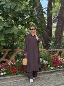 Ashilda Kahve tensel takım