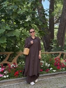 Ashilda Kahve tensel takım