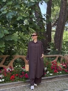 Ashilda Kahve tensel takım