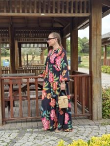 Summer viskon katleya siyah