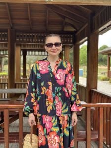 Summer viskon katleya siyah