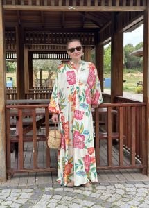 Summer viskon katleya krem