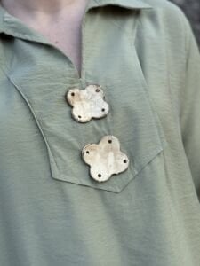 Tensel cepli yaka detaylı Elbise Yeşil(kod 25181)