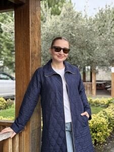 A.Akay Tam Fermuarlı Kapitone trenç Laci