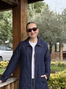 A.Akay Tam Fermuarlı Kapitone trenç Laci