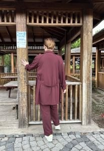 Biyeli tam fermuarlı Takım Bordo