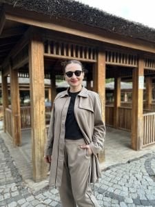 Biyeli tam fermuarlı Takım Taş