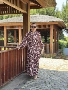 Cesika Viskon katleya elbise