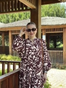 Cesika Viskon katleya elbise