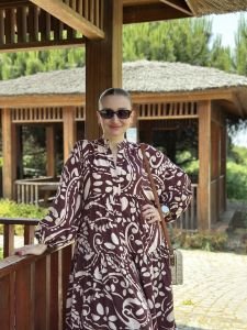 Cesika Viskon katleya elbise