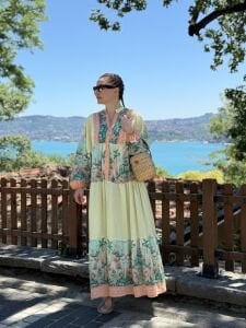 Miami pamuk tensel elbise sarı