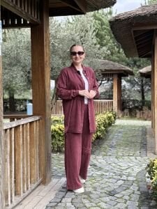 A.akay Cep File takım Bordo(6014)